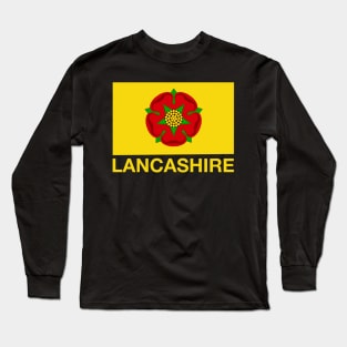 Red Rose of Lancashire - England Long Sleeve T-Shirt